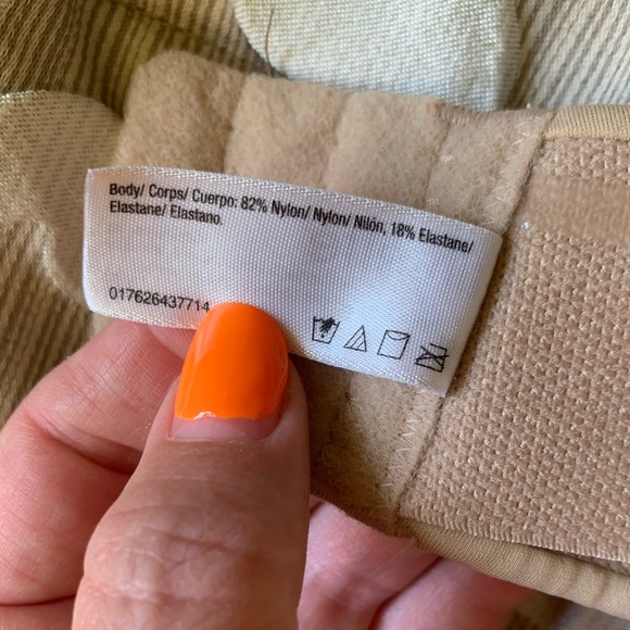 Lilyette Beige Nude Bandeau Strapless underwire Bra 38C - Picture 8 of 9